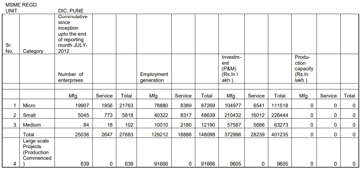 Industry at a Glance - Pune